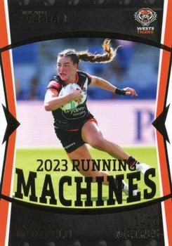 2024 NRL Traders Titanium - Running Machines #RM27 Jakiya Whitfel Front